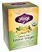 Yogi Green Tea Lemon Ginger, Herbal Tea Supplement, 16-Count Tea Bags (Pack of 6)