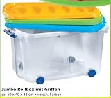 Spielzeug - Rollenbox mit Griffen Deckel Rollbox