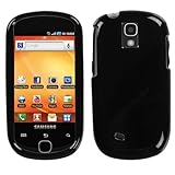 Solid Black Hard Protector Case Cover For Samsung Gravity Smart T589