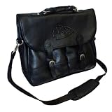 NFL Kansas City Chiefs Debossed Black Leather Angler's Bag