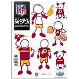 NFL Washington Redskins Small Family Decal Set at Amazon.com