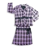 Hartstrings - Girls Tweed Skirt Suit Set, Lavender, Black