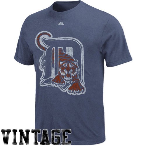 Detroit Tigers Ballyard Legends Navy Heathered T-Shirt