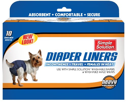 Simple Solution Disposable Liners Heavy Absorbency 10 Count