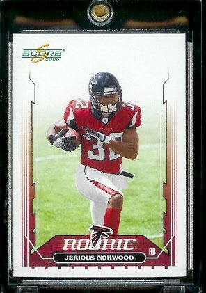 2006 Score Football Card # 341 Jerious Norwood (RC) Rookie Card - Atlanta Falcons - NFL