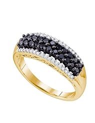 0.63CTW BLACK DIAMOND FASHION BAND