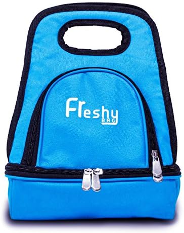 Insulated Lunch Bag FreshyBag with Lifetime Guarantee (Blue)