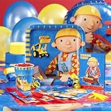 Party Supplies - Bob the Builder Construction Party Supplies - Deluxe Pack