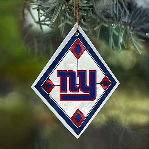 NFL New York Giants Art Glass Ornament