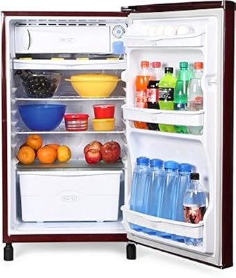Videocon VA163BBR-FDA Direct-cool Single-door Refrigerator (150 Ltrs, 2 Star Rating, Burgundy Red )
