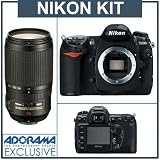 Nikon D200 Digital SLR Camera, 10.2 Megapixel, with 70mm - 300mm f/4-5.6G ED-IF AF-S VR (Vibration Reduction) - USA Warranty
