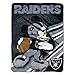 Northwest NFL Las Vegas Raiders Unisex-Adult Micro Raschel Throw Blanket, 46