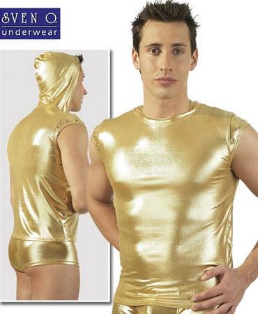 Herren Shirt gold S