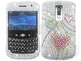 3 Hearts Bling Rhinestone Faceplate Diamond Crystal Hard Skin Case Cover fo ....