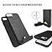 iPhone 7 Case, Teelevo [Card Slot Holder] Dual Layer Advanced Shock Absorption Protective with Card Holder and Kickstand Wallet Case Heavy Duty Bumper for Apple iPhone 7 (2016) - Black