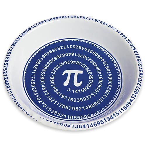 Pi pie plate