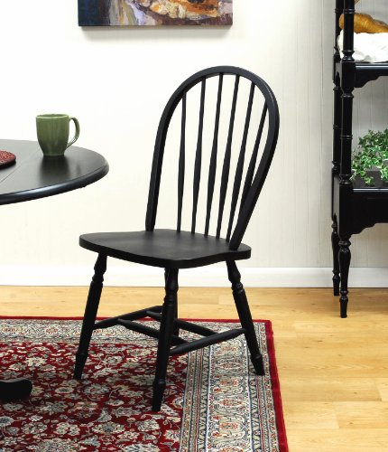 Carolina Cottage 1C53-959 Heritage Dining Chair, Antique Black