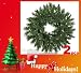 TWO 24" Artificial Pine Wreath with Light for Christmas Decoration