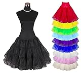 Flora Women's 50s Vintage Rockabilly Petticoat, 25