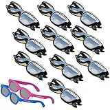 OFFICIAL Adult Passive Polarized 3D Glasses Pack for Passive 3D TV's Televisions from SONY, LG, Vizio, Toshiba, LG, Philips, Panasonic and JVC - also for use in Real-D 3-D Theaters - 10 Pairs - Includes 2 3DHeaven PREMIUM KIDS SIZED PAIRS!