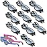 OFFICIAL Adult Passive Polarized 3D Glasses Pack for Passive 3D TV's Televisions from SONY, LG, Vizio, Toshiba, LG, Philips, Panasonic and JVC - also for use in Real-D 3-D Theaters - 10 Pairs - Includes 2 3DHeaven PREMIUM KIDS SIZED PAIRS!