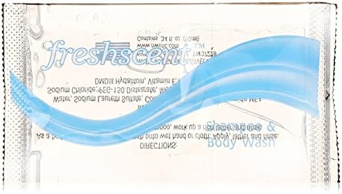 Freshscent .34oz Shampoo &amp; Body Wash Packet (Box of 100)