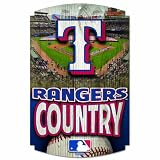 MLB Texas Rangers Wood Signs