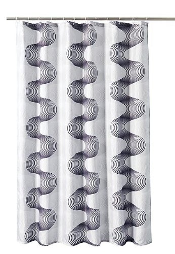 Duschvorhang Retro Grau Aquanova Corinta 180x200