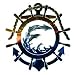 Next Innovations WA3DHYSEASSUN High Seas Dolphin Refraxions 3D Wall Art