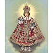 Carded 8"x10" Prints for Framing - Infant of Prague - Linen Paper - 7 and 4 Color Process Printing