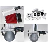 1989 - 1993 FORD MUSTANG 5.0L V8 COLD AIR INTAKE W  AIR FILTER by Spec-D Tuning