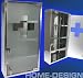 Erste Hilfe Medizinschrank 75cm Medikamentenschrank EDELSTAHL GLAS Modell ELECSA 1098