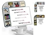Korner Keeper Computer Monitor Organizer/Photo Frame - Charcoal