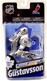 McFarlane Toys NHL Sports Picks Series 24 Action Figure Jonas Gustavsson (Toronto Maple Leafs) White Jersey Bronze Collector Level Chase