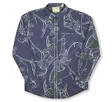 Tori Richard Vintage Reprint Swirlwind - L/S Tropical Hawaiian Aloha Shirt