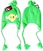 Angry Birds Green PIG Plush Beanie Embroidered Laplander Earflap Winter Fleece Knit Ski Cap Hat / Officially Licensed Product By Rovio