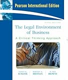 The legal environment of business : a critical thinking approach