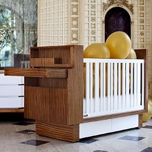Studio Crib Slats & Drawer Color: Snow White