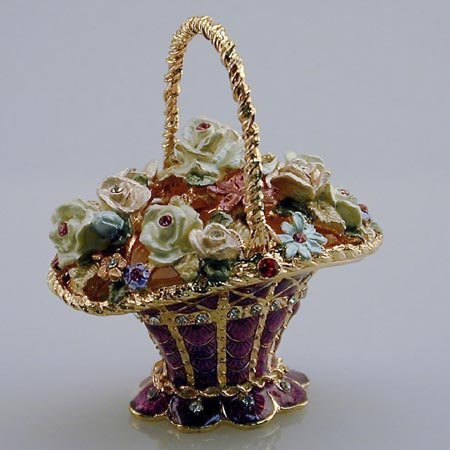 Basket Jeweled Box