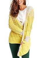 Desigual Chaqueta Punto (Amarillo)