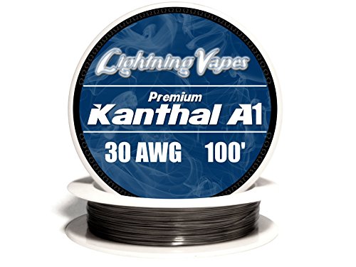 1 X Kanthal 30 Gauge AWG A1 Wire 100ft Roll .254mm , 8.36 Ohms/ft Resistance