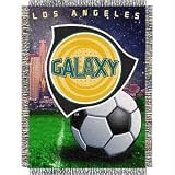 Los Angeles Galaxy MLS Woven Tapestry Throw Blanket (48x60)