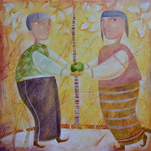 Forbidden fruit - Original, Abstract, Surreal, Art, Painting