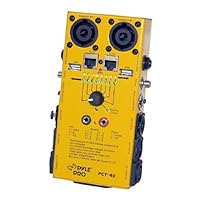 Pyle-Pro PCT40 Pro Audio Cable Tester (12 Plug, 1/4-inch, XLR, RCA, TRS, Speakon, S Type, Banana Plug, DIN, RJ45)
