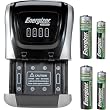 Energizer Compact  Charger With 4 AA NiMH Rechargeable Batteries
