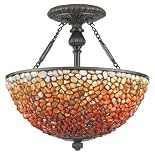 Pomez Semi-Flush Mount TFPO1716VB by Quoizel