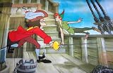 Peter Pan and Captain Hook Walt Disney Limited Edition Animation Cel, Unframed