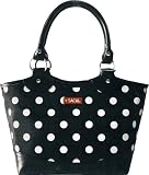 Sachi Black with White Dots Lunch Bag
