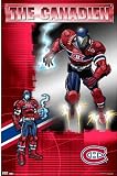 Montreal Canadiens The Canadien Guardian Poster Poster Print, 22x34