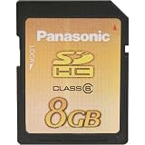 Panasonic 8GB SDHC Class 6 Flash Memory Card